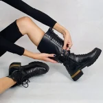 Γυναικείες Χειροποίητες Δερμάτινες Γκέτες Παπουτσιών - MR002