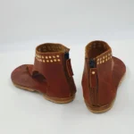 Γυναικεία Χειροποίητα Δερμάτινα Σανδάλια  nude- γκρι. - 20036 - Image 2